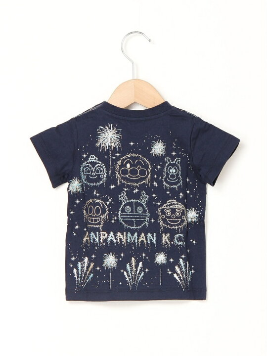 SALE 30 OFF APKC K 集合花火柄T ANPANMAN KIDS COLLECTION アンパンマンキッズコレクション トップス カットソー・Tシャツ ネイビー RBA E Rakuten Fashion ANPANMAN KIDS COLLECTION
