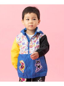 【SALE／30%OFF】ANPANMAN KIDS COLLECTION/(K)総柄切り替えカラフルブルゾン ANPANMAN KIDS COLLECTION アンパンマンキッズコレクション ジャケット・アウター ブルゾン・ジャンパー ブルー ピンク【RBA_E】【送料無料】[Rakuten Fashion]