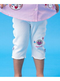 ANPANMAN KIDS COLLECTION/(K)アンパンマン刺繡メロウリボンレギンス ANPANMAN KIDS COLLECTION アンパンマンキッズコレクション 靴下・レッグウェア レギンス・スパッツ ホワイト ネイビー【送料無料】[Rakuten Fashion]