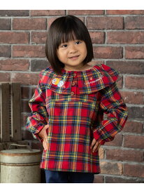 ANPANMAN KIDS COLLECTION/(K)チェック柄ブラウス ANPANMAN KIDS COLLECTION アンパンマンキッズコレクション トップス シャツ・ブラウス レッド【送料無料】[Rakuten Fashion]