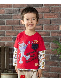 ANPANMAN KIDS COLLECTION/(K)袖取り外しポケット長袖Tシャツ ANPANMAN KIDS COLLECTION アンパンマンキッズコレクション トップス カットソー・Tシャツ レッド グレー【送料無料】[Rakuten Fashion]