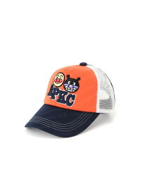 【SALE／50%OFF】APKC/(K)立体刺繍メッシュキャップ ANPANMAN KIDS COLLECTION アンパンマンキッズコレクション 帽子 キャップ レッド ピンク ネイビー【RBA_E】[Rakuten Fashion]