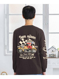 APKC/(U)ジャムおじさんバイク長袖Tシャツ大人 ANPANMAN KIDS COLLECTION アンパンマンキッズコレクション トップス カットソー・Tシャツ ブラック【送料無料】[Rakuten Fashion]