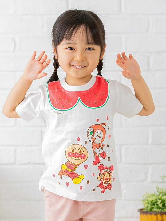 楽天市場】【SALE／30%OFF】APKC/(K)スイカ襟Tシャツ ANPANMAN KIDS 