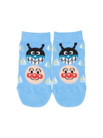 APKC/(K)ヨット柄メッシュショートソックス ANPANMAN KIDS COLLECTION アンパンマンキッズコレクション 靴下・レッグウェア 靴下 グリーン ブルー[Rakuten Fashion]