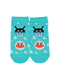 APKC/(K)ヨット柄メッシュショートソックス ANPANMAN KIDS COLLECTION アンパンマンキッズコレクション 靴下・レッグウェア 靴下 グリーン ブルー[Rakuten Fashion]