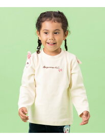 ANPANMAN KIDS COLLECTION/(K)袖お顔アップリケプルオーバー ANPANMAN KIDS COLLECTION アンパンマンキッズコレクション トップス カットソー・Tシャツ ホワイト ブルー【送料無料】[Rakuten Fashion]