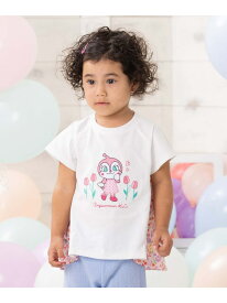 ANPANMAN KIDS COLLECTION/(K)お花切替チュニック ANPANMAN KIDS COLLECTION アンパンマンキッズコレクション ワンピース・ドレス チュニック ホワイト ブルー【送料無料】[Rakuten Fashion]