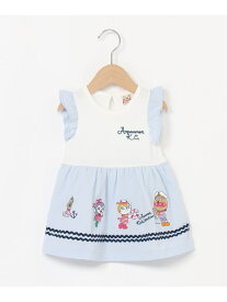 ANPANMAN KIDS COLLECTION/(K)切替刺繍ワンピース ANPANMAN KIDS COLLECTION アンパンマンキッズコレクション ワンピース・ドレス ワンピース ブルー【送料無料】[Rakuten Fashion]