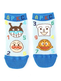 APKC/(K)数字柄メッシュショートソックス ANPANMAN KIDS COLLECTION アンパンマンキッズコレクション 靴下・レッグウェア 靴下 ブルー[Rakuten Fashion]