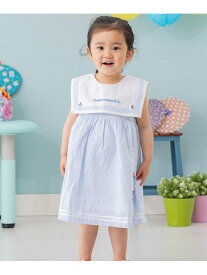 APKC/(K)マリン柄セーラーワンピース ANPANMAN KIDS COLLECTION アンパンマンキッズコレクション ワンピース・ドレス ワンピース ピンク ブルー【送料無料】[Rakuten Fashion]