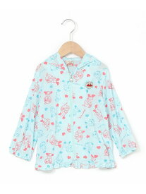 【SALE／30%OFF】APKC/(K)ドキンちゃん コキンちゃん総柄薄手パーカ ANPANMAN KIDS COLLECTION アンパンマンキッズコレクション トップス パーカー・フーディー ブルー ピンク【RBA_E】【送料無料】[Rakuten Fashion]