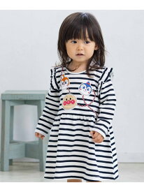 【SALE／30%OFF】APKC/(K)マリンコードボーダーワンピース ANPANMAN KIDS COLLECTION アンパンマンキッズコレクション ワンピース・ドレス ワンピース ネイビー レッド【RBA_E】【送料無料】[Rakuten Fashion]