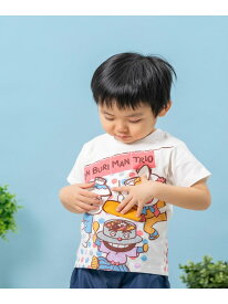 ANPANMAN KIDS COLLECTION/(K)ふたをパカ!どんぶりまんトリオTシャツ ANPANMAN KIDS COLLECTION アンパンマンキッズコレクション トップス カットソー・Tシャツ ホワイト【送料無料】[Rakuten Fashion]