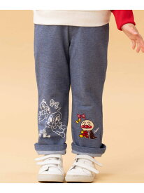 【SALE／30%OFF】APKC/(K)アンパンマン刺繍デニムニットパンツ ANPANMAN KIDS COLLECTION アンパンマンキッズコレクション パンツ その他のパンツ ネイビー【RBA_E】【送料無料】[Rakuten Fashion]