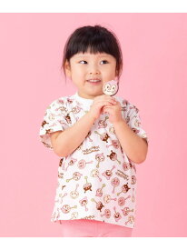 APKC/(K)ペロペロチョコ総柄プリントTシャツ ANPANMAN KIDS COLLECTION アンパンマンキッズコレクション トップス カットソー・Tシャツ ホワイト【送料無料】[Rakuten Fashion]