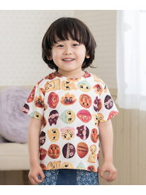 APKC/(K)パン柄ドライTシャツ ANPANMAN KIDS COLLECTION アンパンマンキッズコレクション トップス カットソー・Tシャツ ホワイト[Rakuten Fashion]