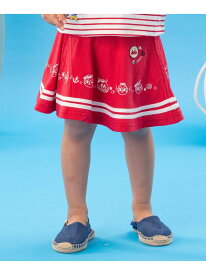 【SALE／50%OFF】APKC/(K)マリンサーキュラースカート ANPANMAN KIDS COLLECTION アンパンマンキッズコレクション スカート ミニスカート レッド【RBA_E】[Rakuten Fashion]