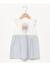 ANPANMAN KIDS COLLECTION/(K)アンパンマン あかちゃんまん切替フリルワンピース ANPANMAN KIDS COLLECTION アンパンマンキッズコレクション ワンピース・ドレス ワンピース ピンク ブルー【送料無料】[Rakuten Fashion]