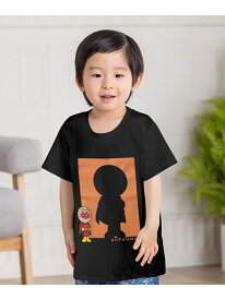 APKC/(K)アンパンマン しょくぱんまん刺繍シルエットT ANPANMAN KIDS COLLECTION アンパンマンキッズコレクション トップス カットソー・Tシャツ ブラック【送料無料】[Rakuten Fashion]