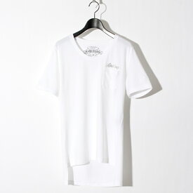 2905103 / BLACK HONEY CHILI COOKIE/Swarovski Logo Pocket U Neck Tee/Tシャツ/半袖/抗菌素材/スワロフスキー/WHITE/ホワイト/白