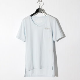 2905103 / BLACK HONEY CHILI COOKIE/Swarovski Logo Pocket U Neck Tee/Tシャツ/半袖/抗菌素材/スワロフスキー/BLUE/ブルー/青