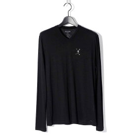 Roen/ロエン/79047020/SWARO LONG SLEEVE/BLACK/LONG T-SHIRT/ロンT/スワロ/スカル/髑髏