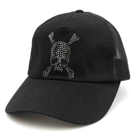 Roen/ロエン/73024001/SWARO SKULL B/B CAP/BLACK/CAP/GOODSスワロ スカルベースボールキャップ/帽子/