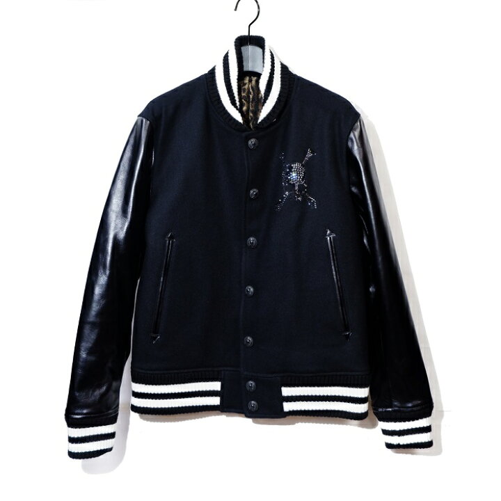 楽天市場】79132001/Roen/STADIUM JACKET/BLACK/ブラック/スタジアム 