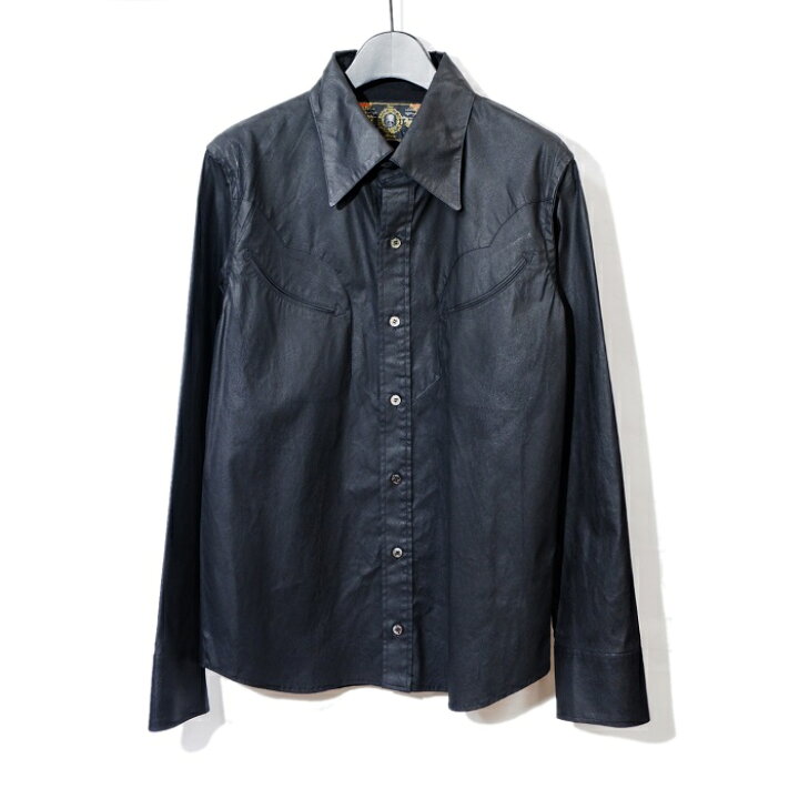 楽天市場】Roen/78136001/CRACK COATING SHIRT/BLACK/ブラック/シャツ 