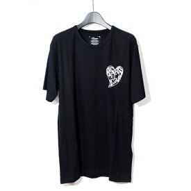 Roen/79147003/PAISLEY HEART SKULL TEE/BLACK/ブラック/Tシャツ/ロエン