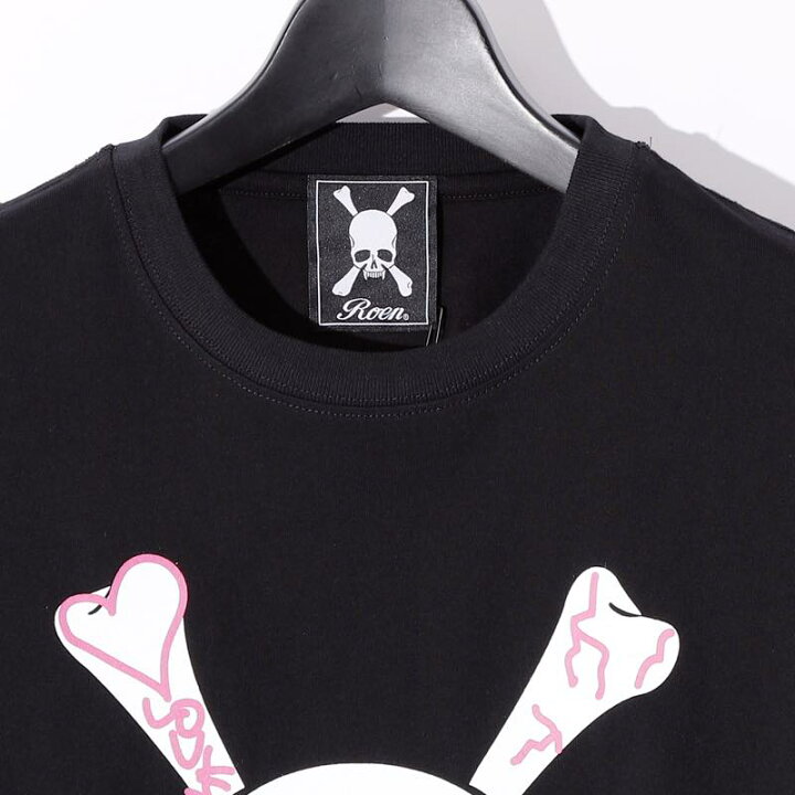 楽天市場】Roen/ロエン/53147005/COLOR GRAPHIC T / BLACK/LONG SHIRT 