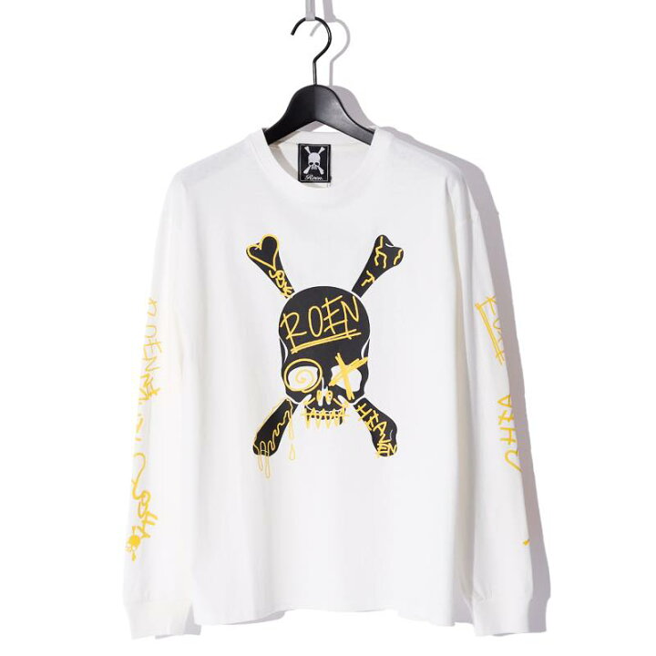 楽天市場】Roen/ロエン/53147005/COLOR GRAPHIC T / WHITE/LONG SHIRT 