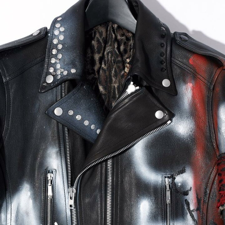 楽天市場】Roen / ロエン / 70000001 / SPRAYED RIDERS JKT 