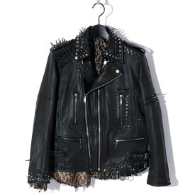 Roen / ロエン / 70000003 / STUDS RIDERS JKT / ライダースジャケット / BLACK