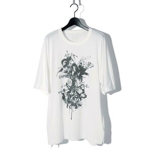 SWITCHBLADE / �X�C�b�`�u���[�h / 1401102 / DARK LILIES GRAPHIC TEE w/POCKETS / WHITE / HYDE / �n�C�h / �g�b�v�X