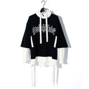 SWITCHBLADE / �X�C�b�`�u���[�h / 1401120 / FAKE LAYERED DICHROMATIC P/O PARKA / BLACK / HYDE / �n�C�h / �g�b�v�X