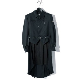 SWITCHBLADE / スイッチブレード / 1401941 / PLEATED TAILCOAT w/STUDS / BLACK / コート