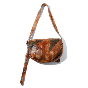 Shohei Takamiya / ST-107 / DESERTS WIND BAG / �n���h���C�h / �����C�N / HANDMADE / REMAKE / BROWN