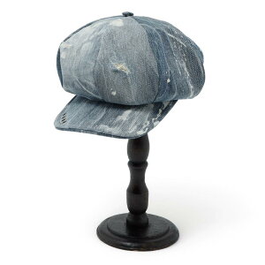 triangles hat / tgh-102 / Bleach & Damaged Casquette / BLACK / gCAOYnbg / LXPbg / HANDMADE / Xq / UNISEX / jZbNX