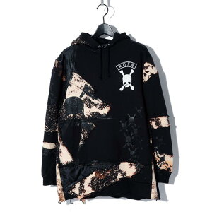 Roen / ���G�� / 70000011 / REMAKE MULTI SWITCHING BLEACH BIG PO2 / BLACK / �����C�N / TOPS