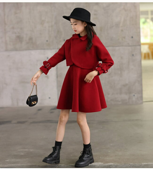 楽天市場 子供 服 女の子 セットアップ 秋冬 2点セット お宮参り 服装 ワンピース クリスマス アウター 文化祭 発表会 フォーマ 入学式 韓国 子供用 1 130 140 150 160 165 赤服 大きいサイズ 七五三祝い スーツ お正月 おしゃれ 可愛い アンリツオンライン楽天市場店
