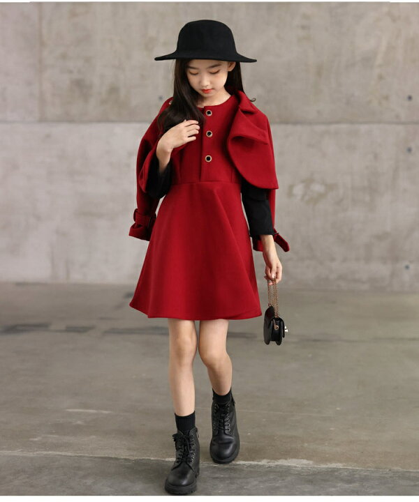 楽天市場 子供 服 女の子 セットアップ 秋冬 2点セット お宮参り 服装 ワンピース クリスマス アウター 文化祭 発表会 フォーマ 入学式 韓国 子供用 1 130 140 150 160 165 赤服 大きいサイズ 七五三祝い スーツ お正月 おしゃれ 可愛い アンリツオンライン楽天市場店