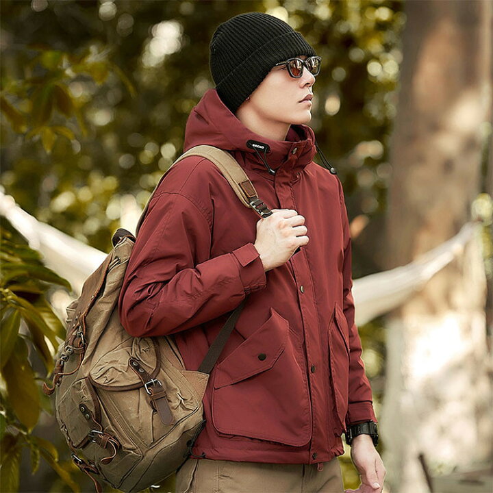 楽天市場】マウンテンパーカー ジャケット メンズ 暖かい 大人 男性 裏  