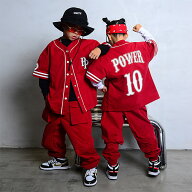 赤 キッズダンス 衣装 半袖 トップス ジャケット ヒップホップ ダンスファッション ダンス衣装 派手 女の…