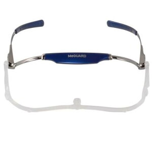 MeGUARD PRO ミーガードプロ ミッドナイト【本体フレームのみ】フェイスシールド 感染対策 医療 介護 クリニック 医療用 手術用 はね上げ式 耐久性 高品質 高級 チタン 鯖江 Midnight ブルー (44