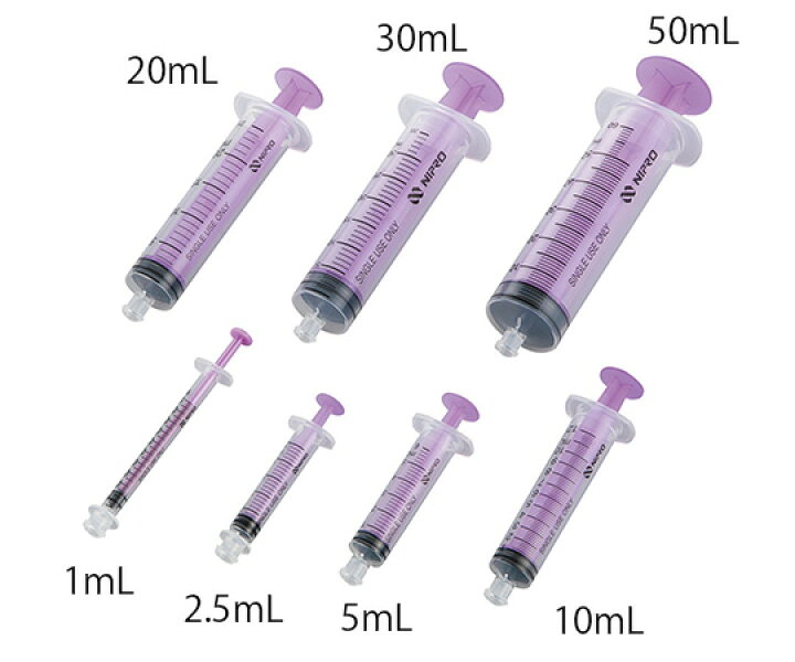 楽天市場】ニプロ ENシリンジ 50mL キャップなし 1箱(25本入り) 60-091 
