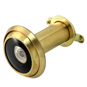 ノムラテック N-2063 快適防犯 超広角空転式 NEWドアスコープ180° ゴールド