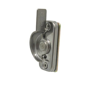 \10/24 20時〜ポイント10倍/ 三協アルミ クレセント 3K-S 3K-E テラス用 サッシ錠 内観左 シルバー 1個入 三協立山 純正部品