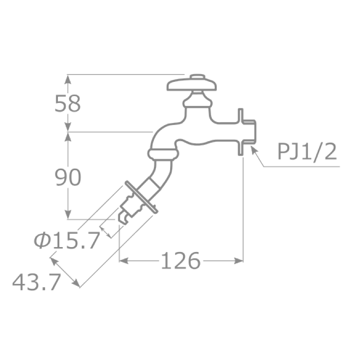 楽天市場】SANEI 洗濯機用水栓 Y103TV-1-13 : 安心生活応援宣言